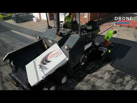 Road Resurfacing Drone Filming | Drone Assisted