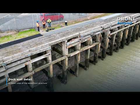 Dockside Drone Filming & Infrastructure Capture | Drone Assisted